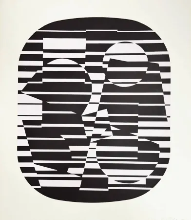 Serigrafía Vasarely - Zeta