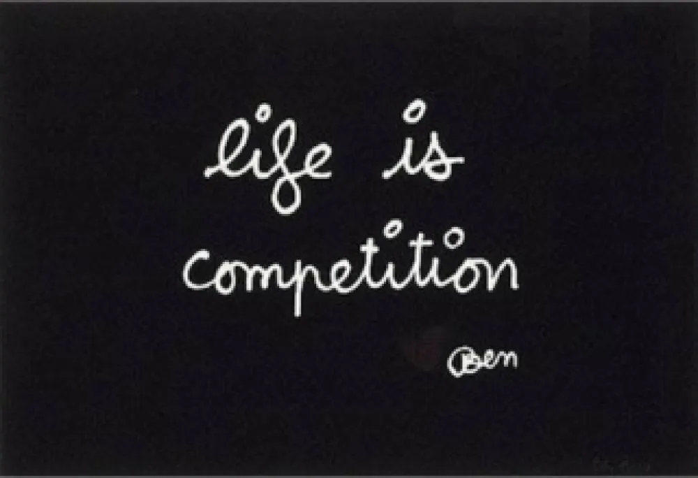 Litografía Vautier - Composition