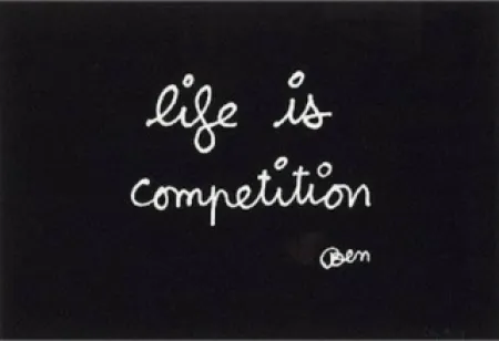 Litografía Vautier - Composition