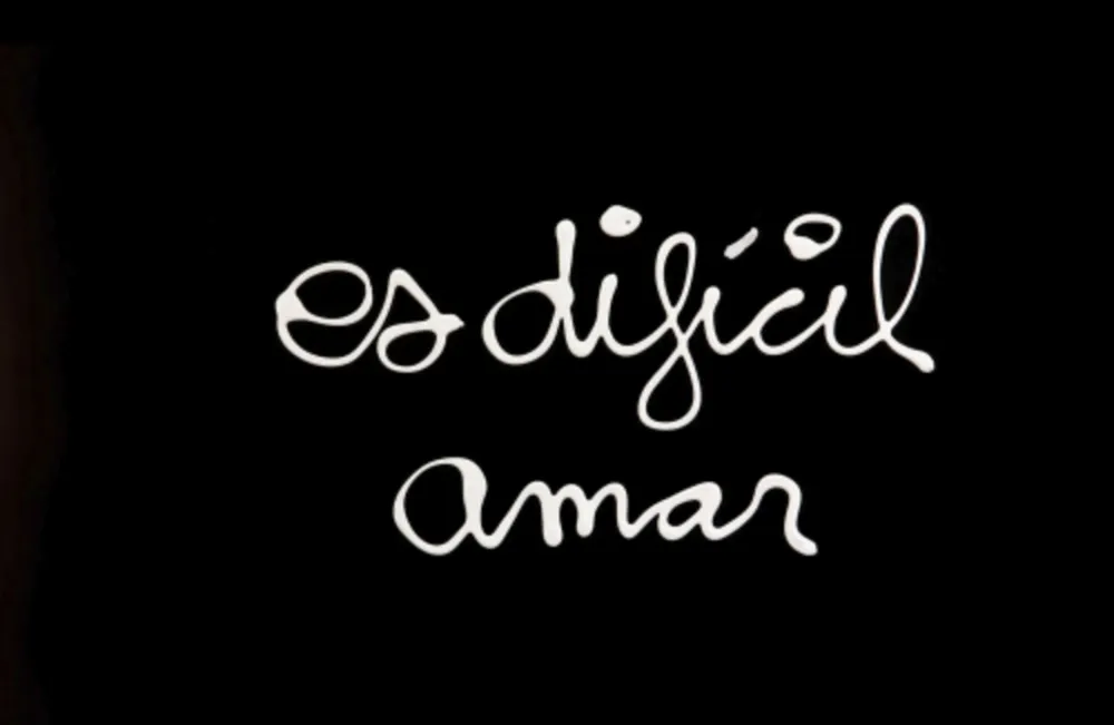 Serigrafía Vautier - Es difícil amar