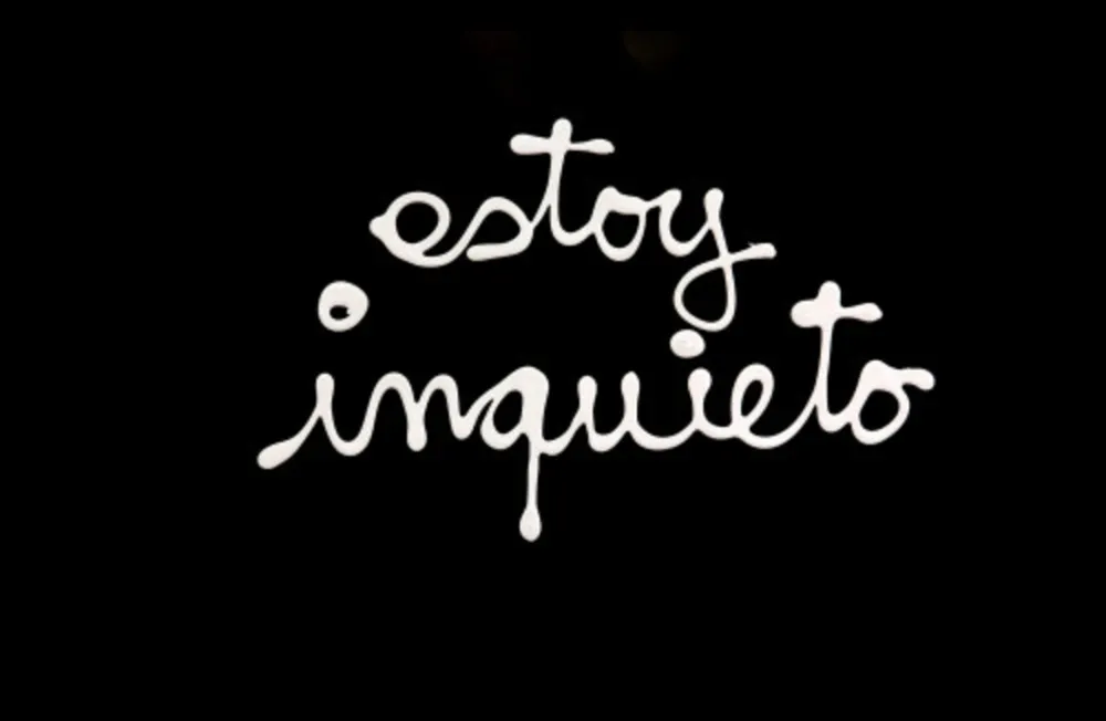 Serigrafía Vautier - Estoy inquieto