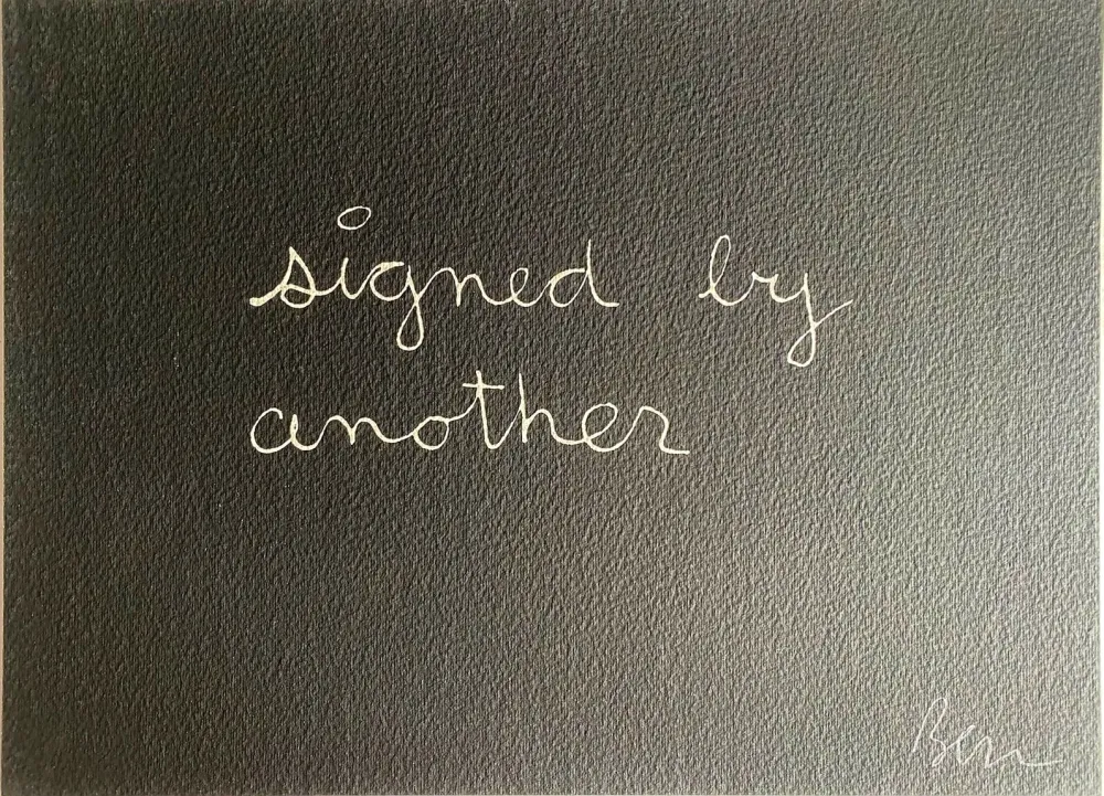 Serigrafía Vautier - Signed by another