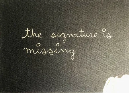 Serigrafía Vautier - The signature is missing