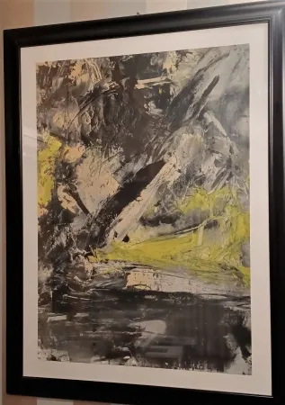 Serigrafía Vedova - Composizione informale