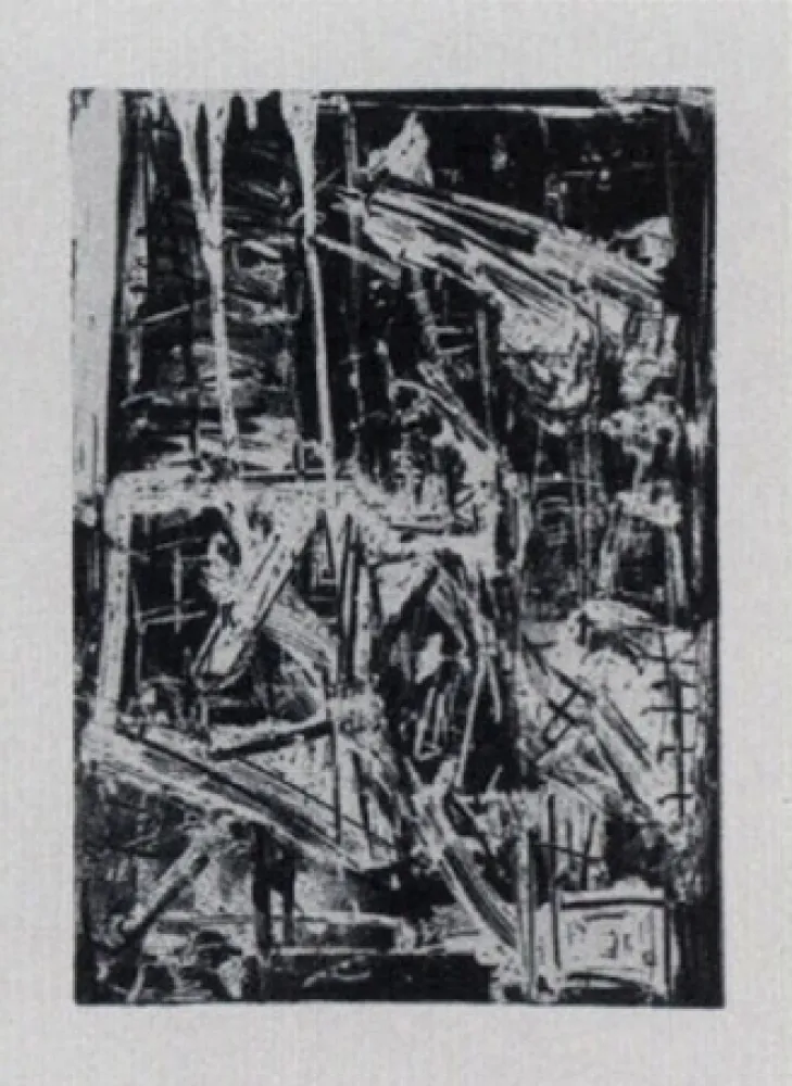 Grabado Vedova - Fusilamientos