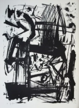 Litografía Vedova - Hommage à Joan Prats