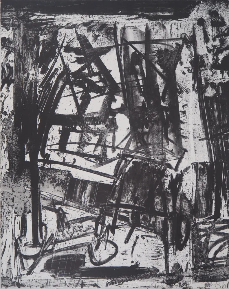 Litografía Vedova - Il Circulo de Piedra