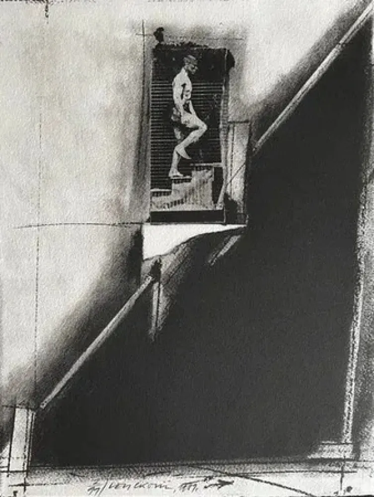Litografía Velickovic - Composition 