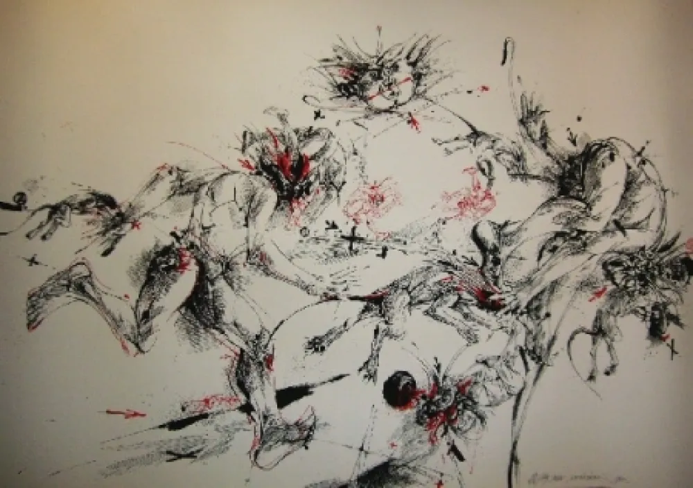 Litografía Velickovic - Fig MII