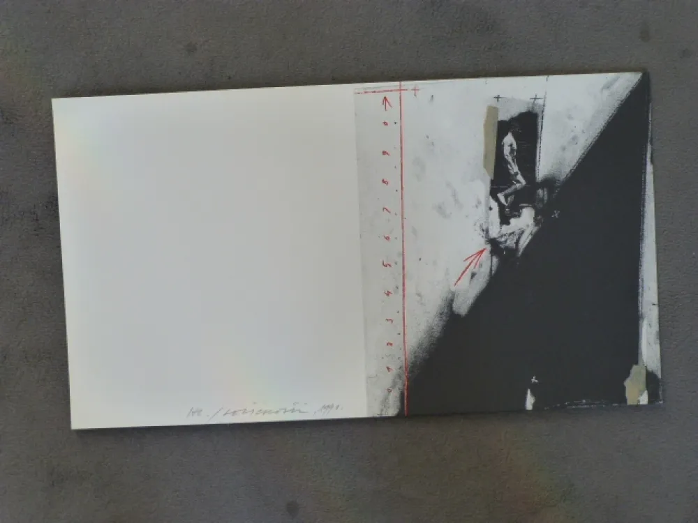 Litografía Velickovic - Homme debout 