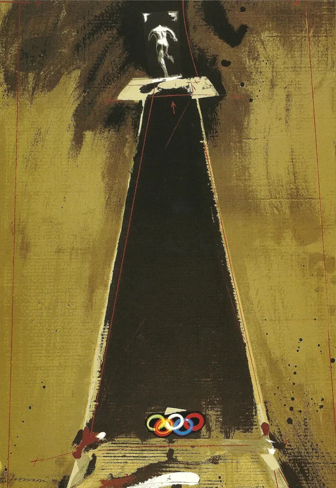 Litografía Velickovic - JO BARCELONE 1992