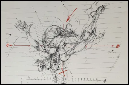 Serigrafía Velickovic - La chute