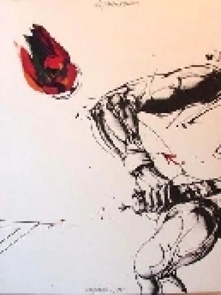 Litografía Velickovic - Roland Garros