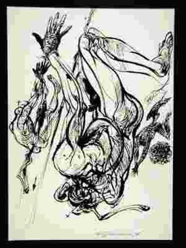 Serigrafía Velickovic - Sans titre