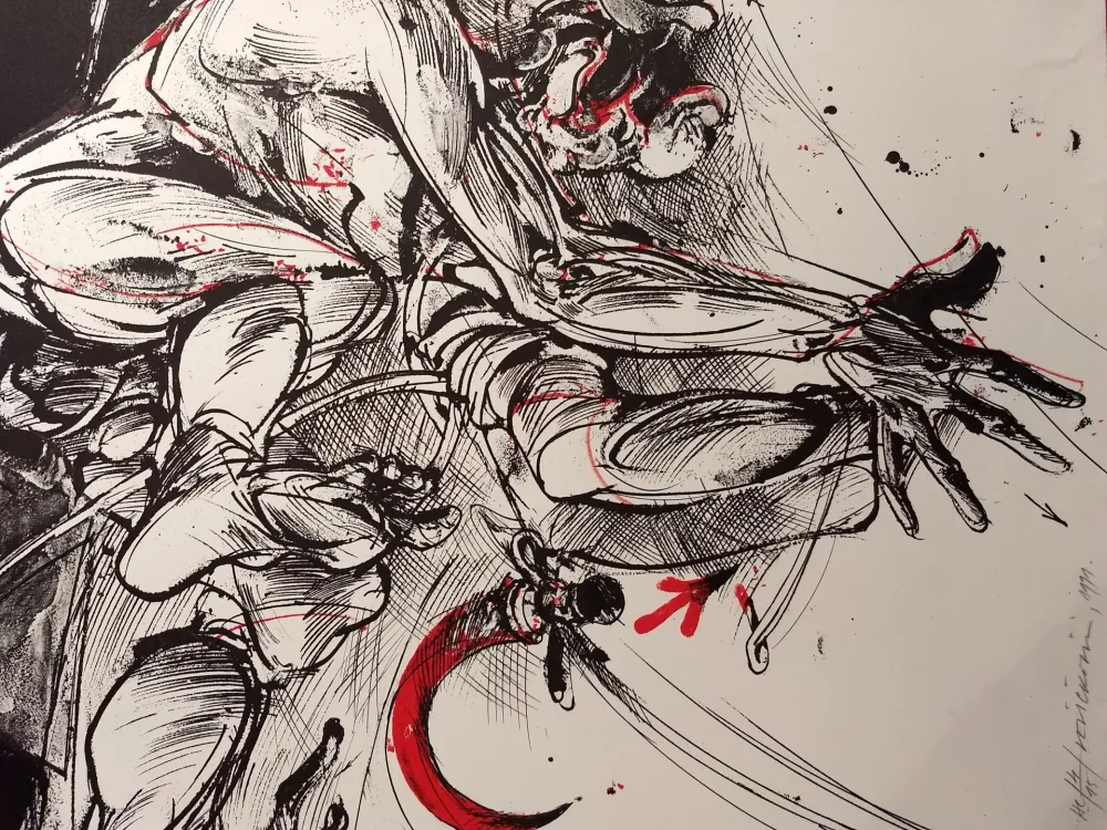 Litografía Velickovic - Unknown