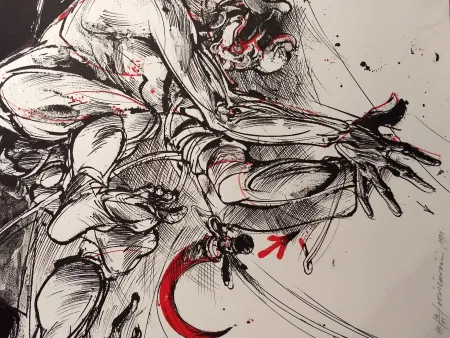 Litografía Velickovic - Unknown