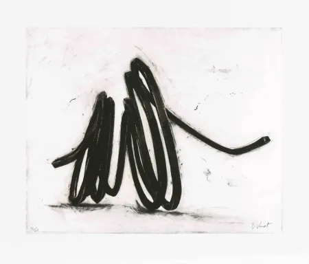 Aguafuerte Venet - Indeterminate Line I