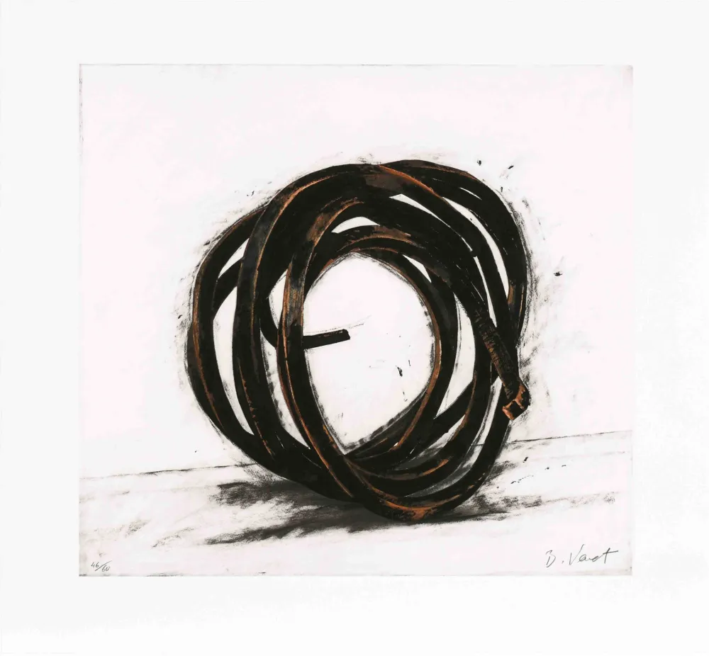 Aguafuerte Venet - Indeterminate Line III