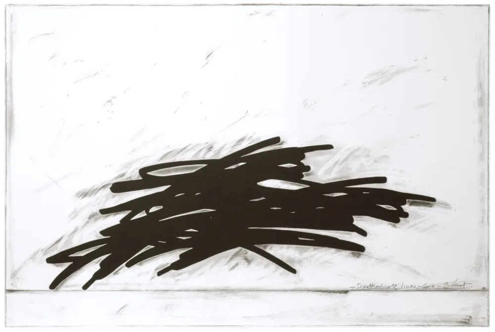 Serigrafía Venet - Indeterminate Lines - Grib