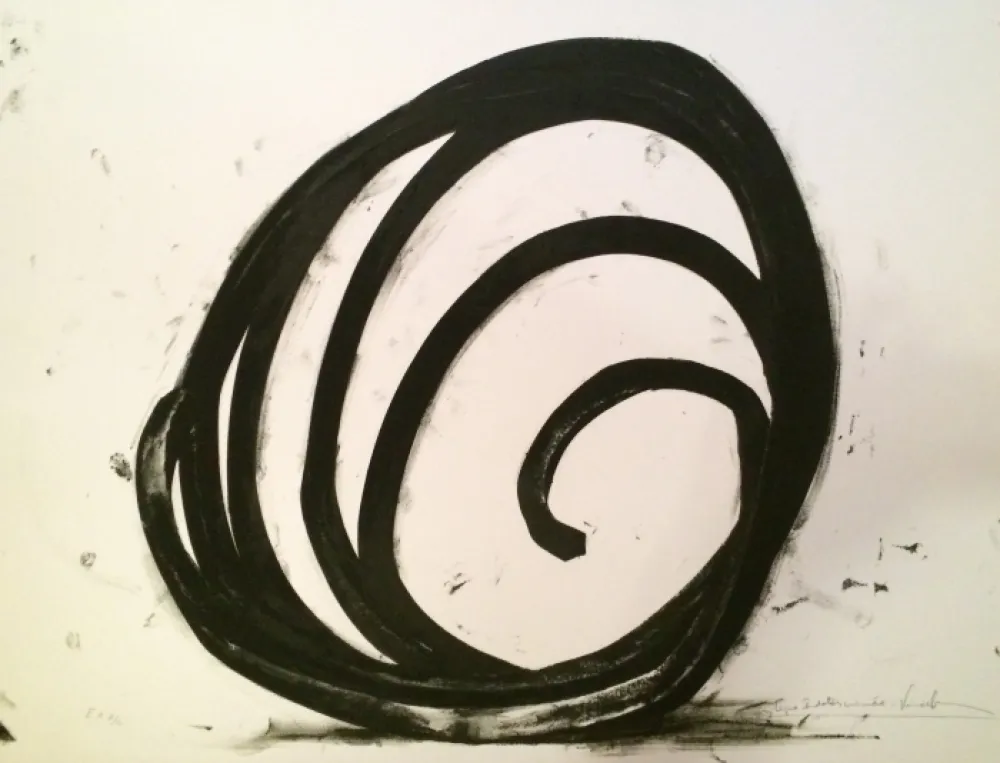 Serigrafía Venet - Undetermined Line