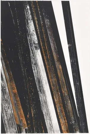 Serigrafía Venet - Untitled II (Lignes droites)