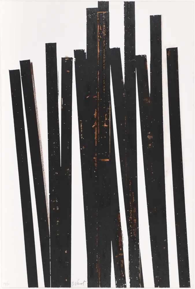 Serigrafía Venet - Untitled VI (Lignes droites)