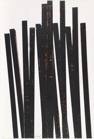 Serigrafía Venet - Untitled VI (Lignes droites)