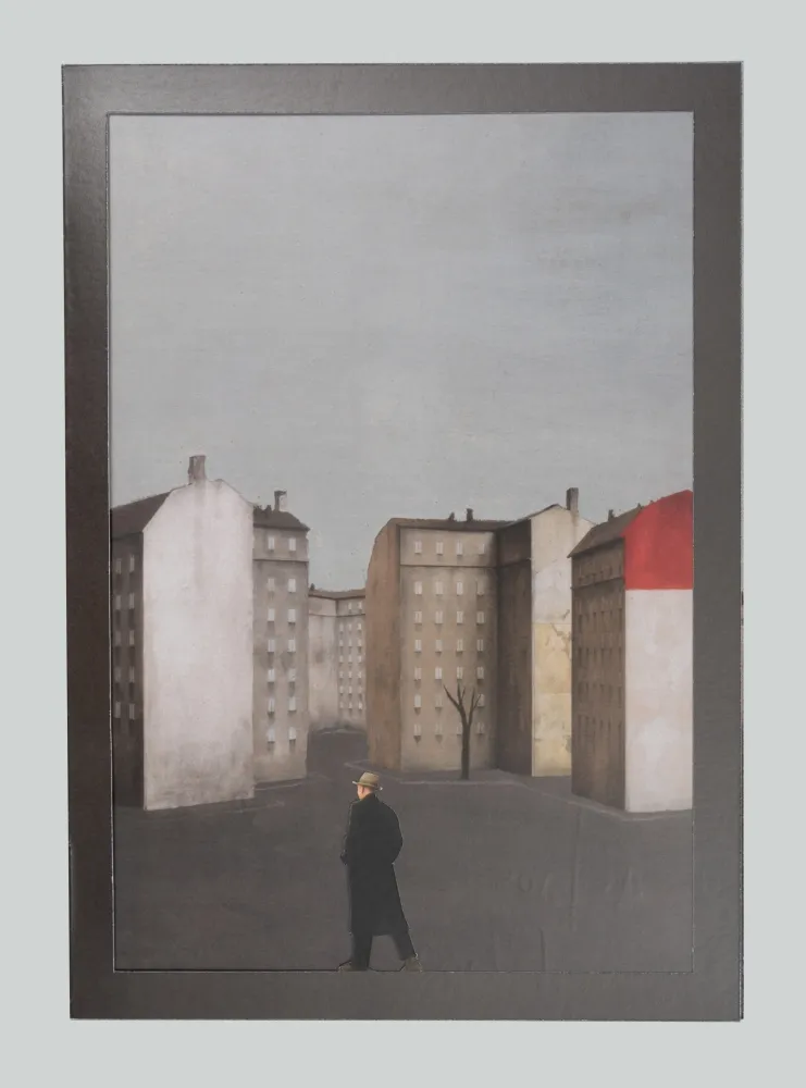 Serigrafía Ventura - L'uomo che guarda