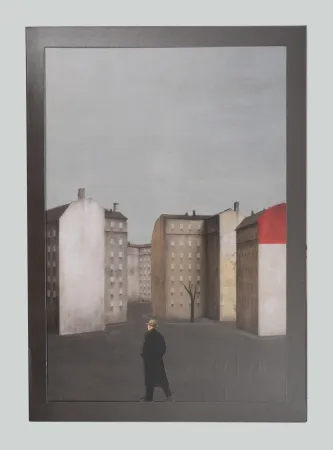 Serigrafía Ventura - L'uomo che guarda