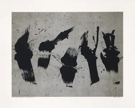 Serigrafía Verdier - Branches et bourgeons, étude végétale