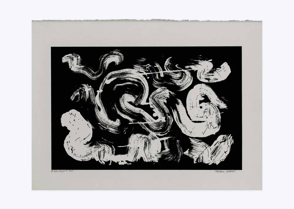 Serigrafía Verdier - Etude de la coiffe de Margareta ou la pensée labyrinthique