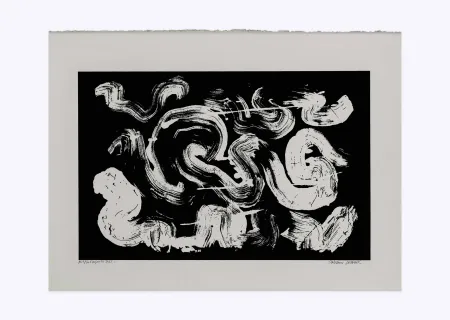 Serigrafía Verdier - Etude de la coiffe de Margareta ou la pensée labyrinthique