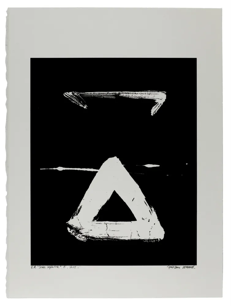 Serigrafía Verdier - Etude du sedes sapientiae, étude n°7