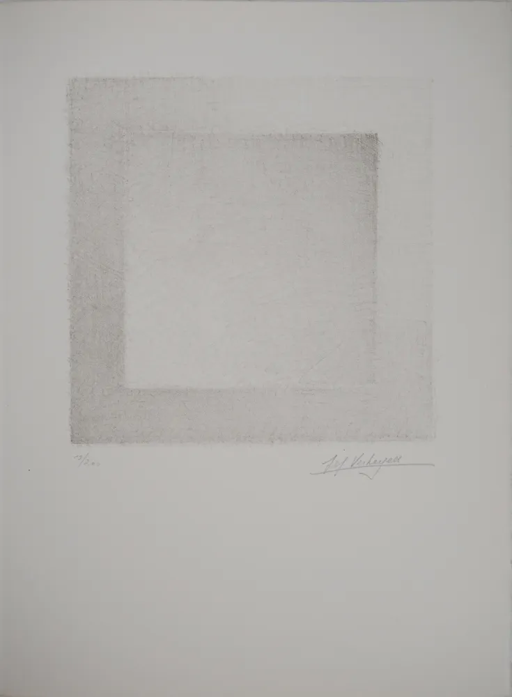 Litografía Verheyen - Carrés 