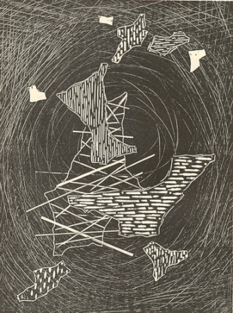 Grabado En Madera Veronesi - Aspettando il gran vento I