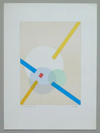 Litografía Veronesi - Composizione