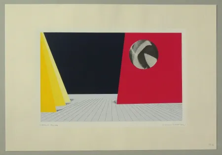 Litografía Veronesi - Teatro 2 (tavola D)