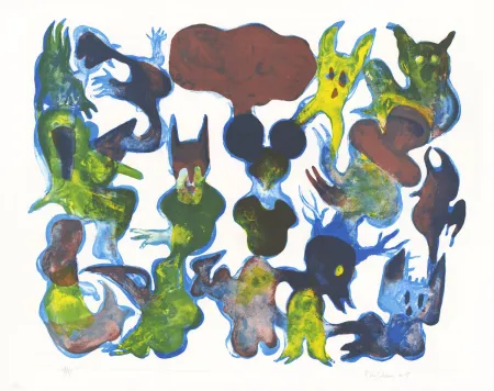 Litografía Verschaere - My Two Favorites Heroes are Dead