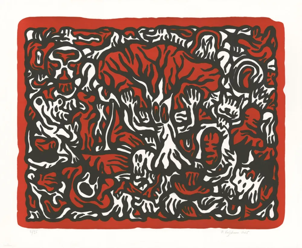 Litografía Verschaere - The Outlaw Tree