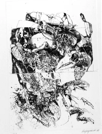 Aguafuerte Vespignani - Rifiuti