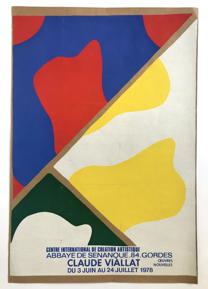 Cartel Viallat - Abbaye de Sénanque, Gordes