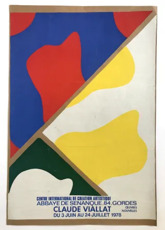 Cartel Viallat - Abbaye de Sénanque, Gordes