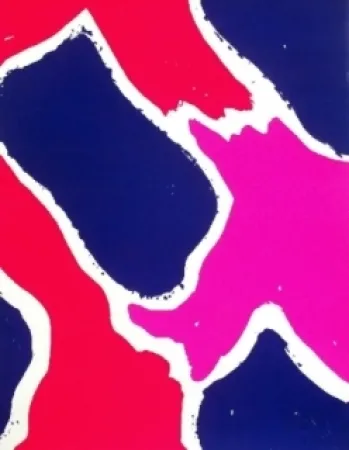 Serigrafía Viallat - Composition 3