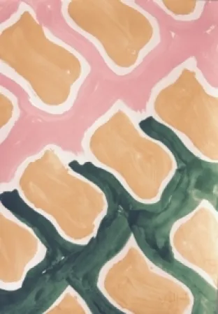 Serigrafía Viallat - Sans titre, 1997