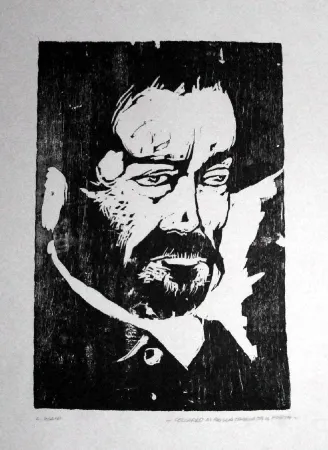 Grabado En Madera Viani - Capitano di mare