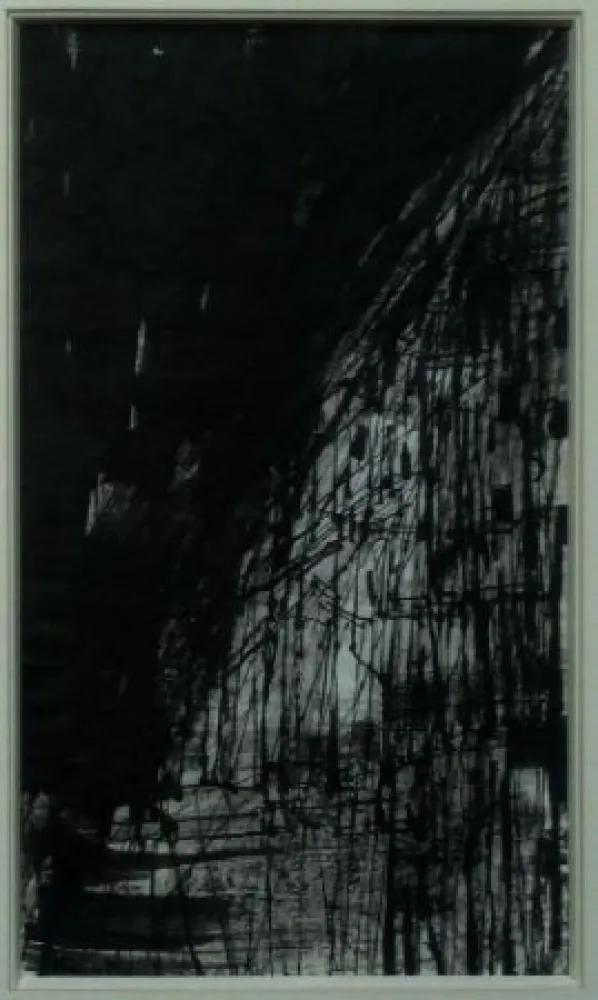 Litografía Vieira Da Silva - Hommage Pessoa