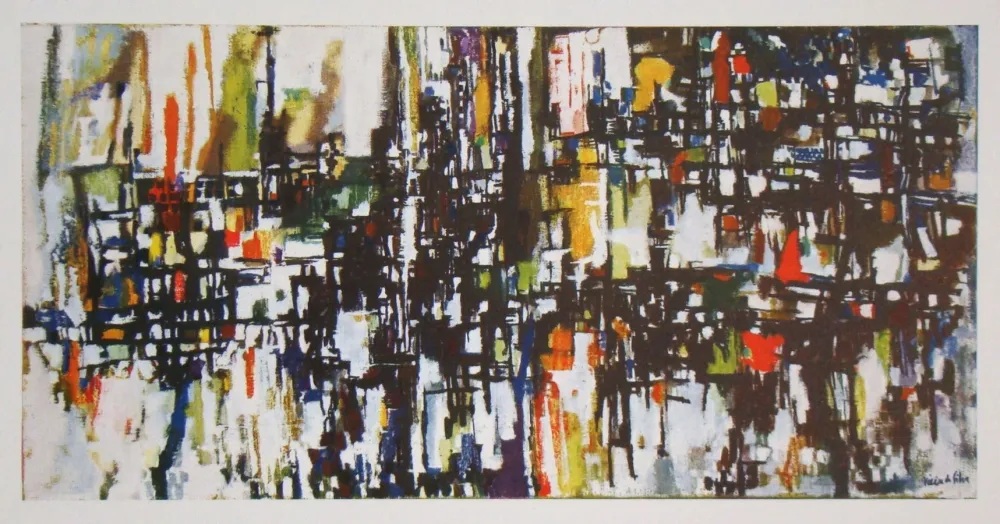 Heliograbado Vieira Da Silva - Jardin - 1955