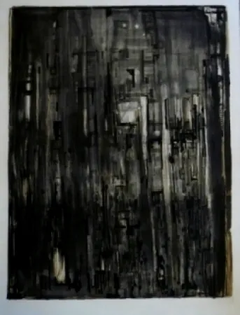 Litografía Vieira Da Silva - La nef