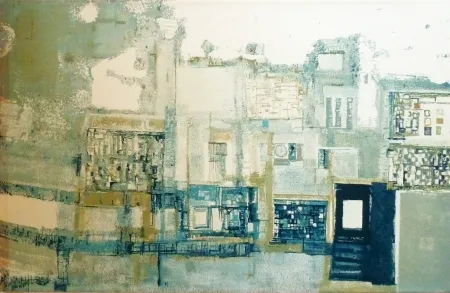 Litografía Vieira Da Silva - Le vieux Lisbonne