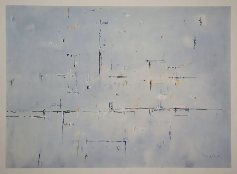 Heliograbado Vieira Da Silva - Marine - 1956